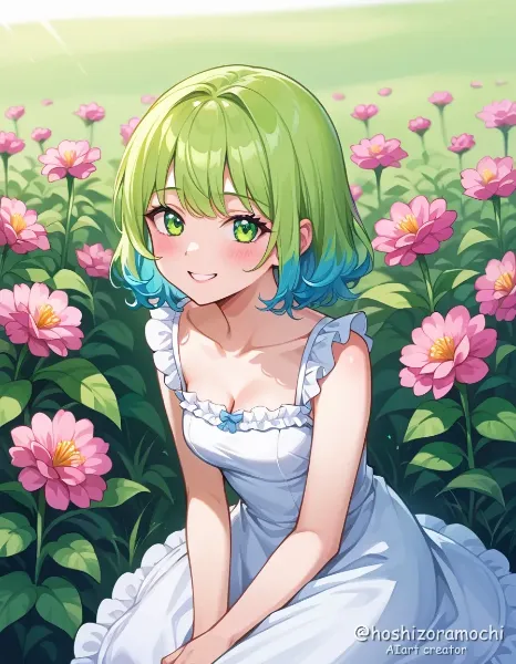 花びらに隠れるはにかみ - Shyness hidden in the petals