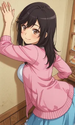 お尻を突き出しびより（のんのんびより10）