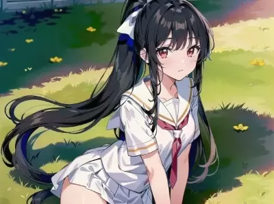 #102 黒髪少女