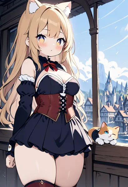 窓辺の猫耳少女と秘密の街