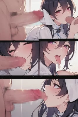 全部なめるから急かさないの
