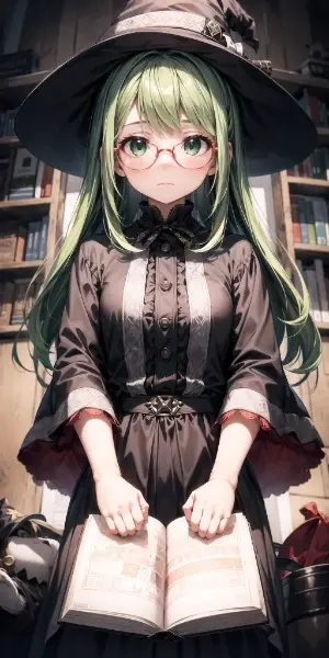 緑髪のお姉さん