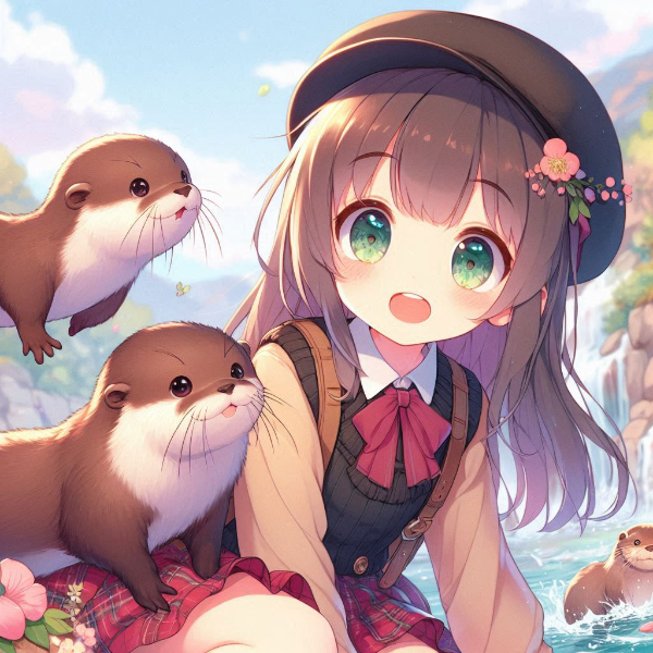 ペットのカワウソさん