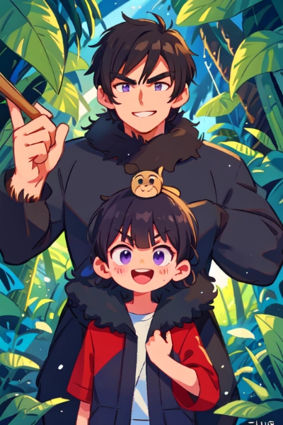 ゴリラっぽいメルヘンな黒髪短髪男性★（９枚）