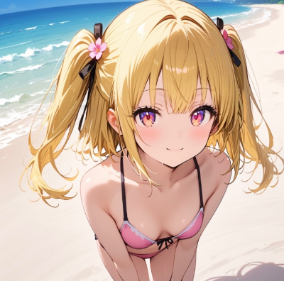 ピンクの水着2🏖️