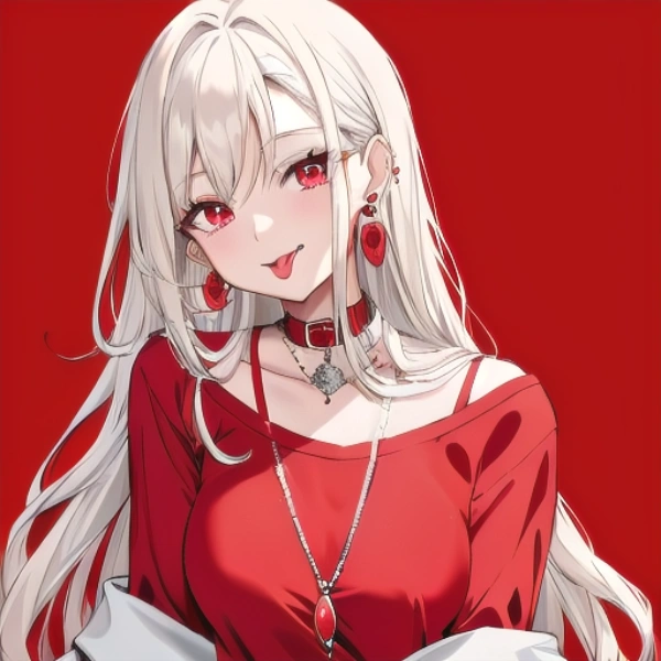 習作「赤いテヘペロ」