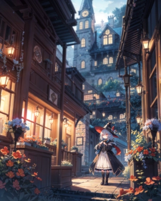 魔女の住む街