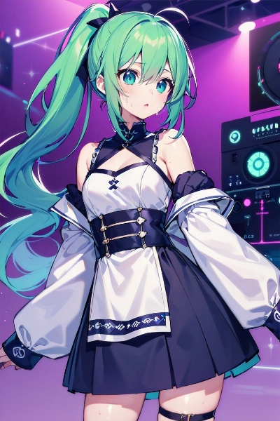 DJ天然桃水　キャラクターデザイン案