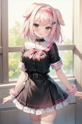 イヌミミ　ももか　学生服