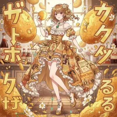 ザクザクポテトの優雅な少女
