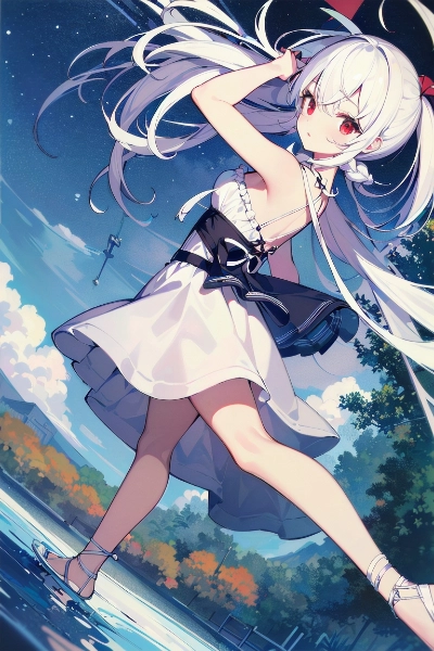 空と女の子