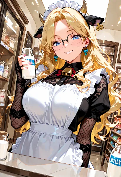 牛娘メイドのミルクショップ