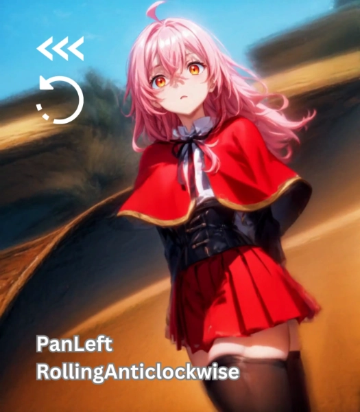 【MotionLoRA】いろんなカメラワーク