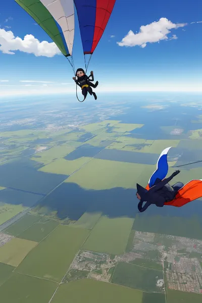 青空を駆け抜ける二人の冒険