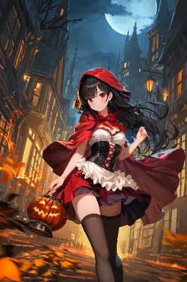 ハロウィン赤ずきんさん