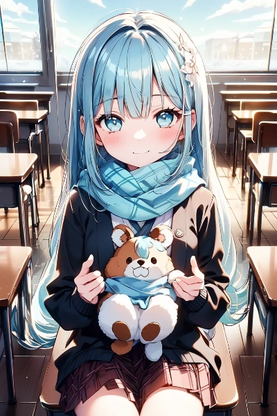 学生ちゃんのマフラー