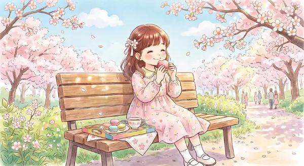 桜の下で甘い幸せ