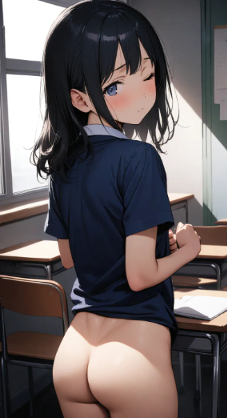 おしりがかわいい女の子