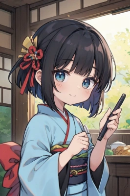 ごぼう？と着物