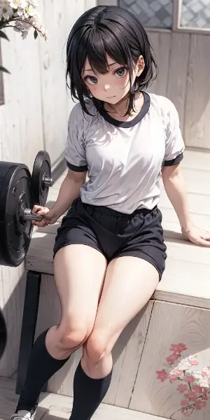 体操服の女の子