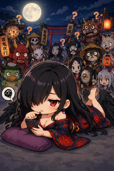 黒羽と百鬼の行進？
