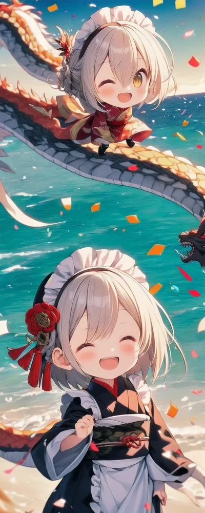 あけおメイドちゃん⑤