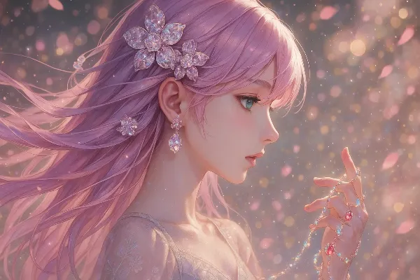 桜の記憶に輝く少女の約束