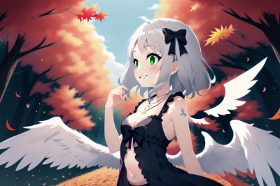 天使ちゃんがなにか見つけたらしいです