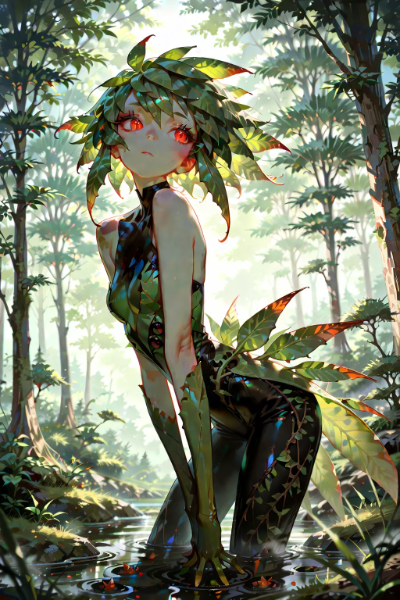 森林小川のドライアド