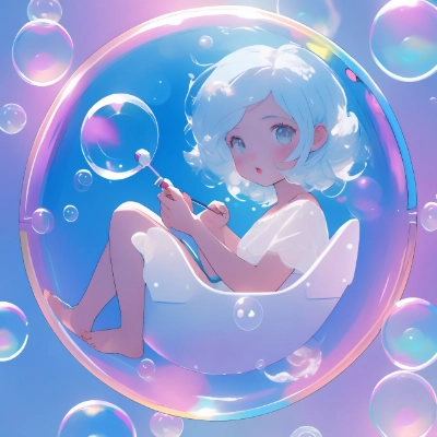 シャボン玉で遊ぼう