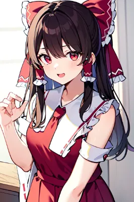 霊夢ちゃんのイラスト