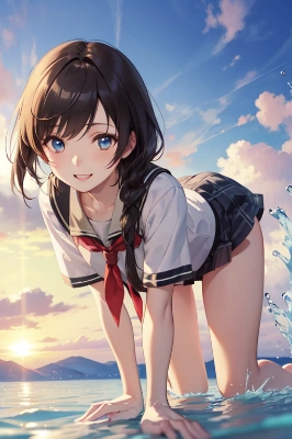 夕遊び