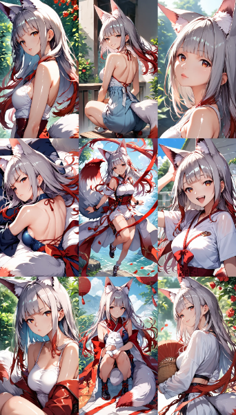 MyキャラLora作り直し