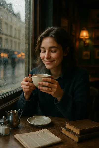 雨の窓辺で紡ぐ秘密の物語