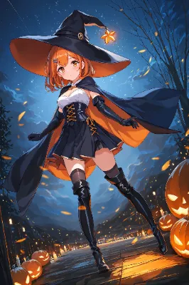 ハロウィン魔女さん