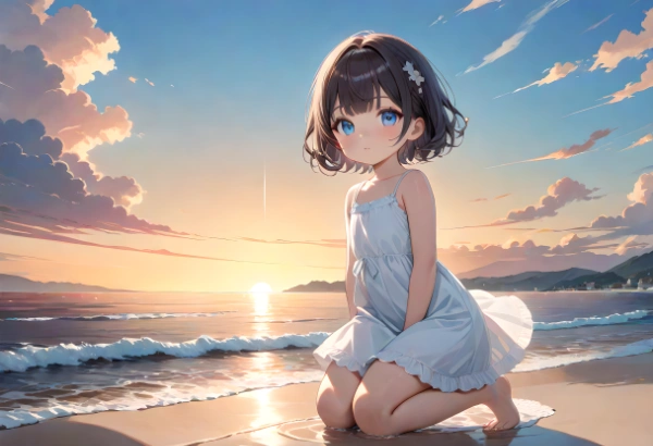 聖子ちゃんの白いパラソルのジャケット風