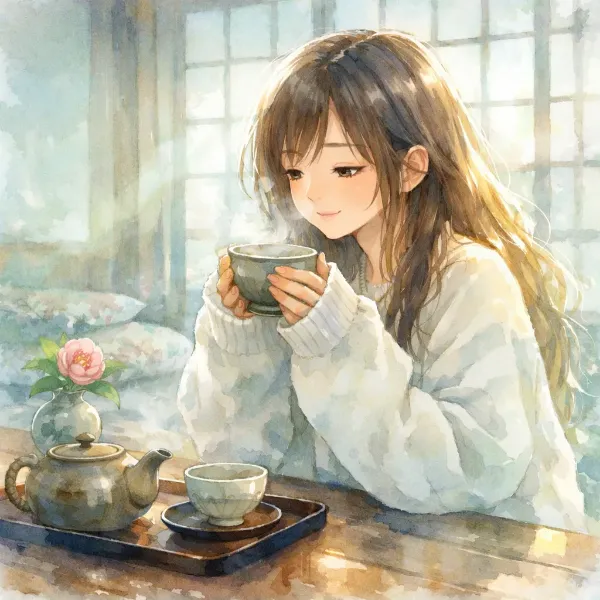 朝の光に溶け込む一杯の静けさ