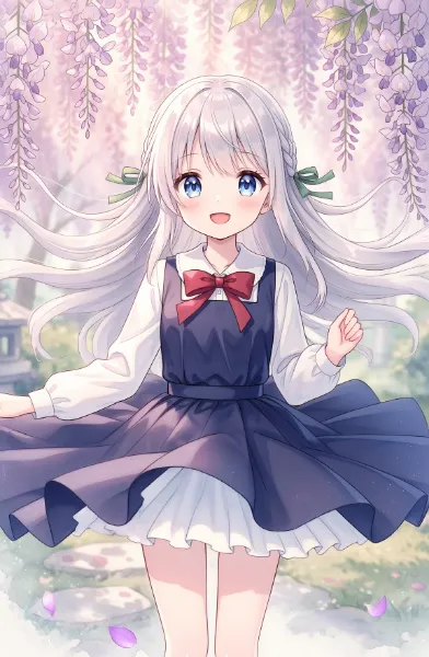 ジャンパースカート制服少女