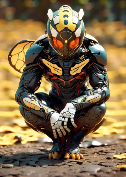 スズメバチ型アーマードスーツ