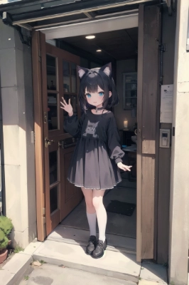 お出かけ子猫