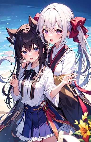 チヨとレベッカ