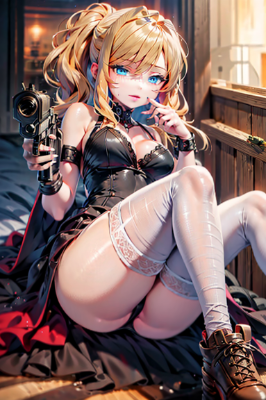 銃口を向ける令嬢