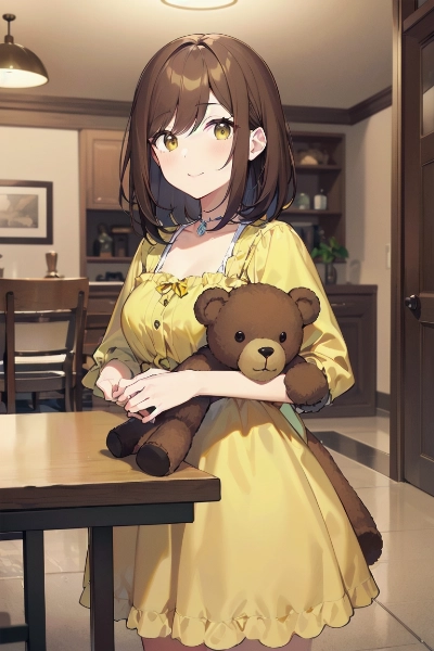 テディベアと女の子