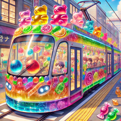 グミの路面電車