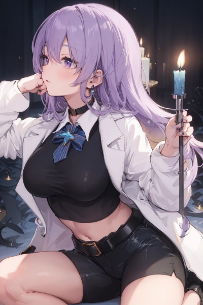 キャンドルとムーナ