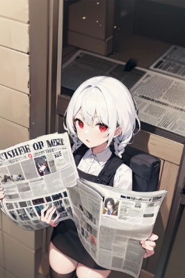 新聞を売る
