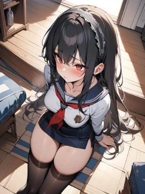 カチューシャをした美少女まとめ