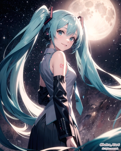 初音ミクとスーパーブルームーン