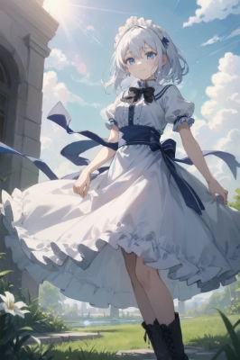 白髪の少女