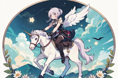 ユニコーンと天使ちゃん